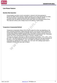 IS66WVE4M16BLL-70BLI-TR Datasheet Page 11