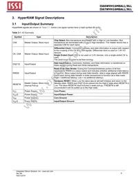 IS66WVH16M8BLL-100B1LI-TR Datasheet Page 8