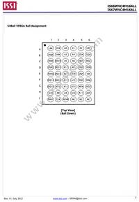 IS67WVC4M16ALL-7010BLA-TR Datasheet Page 3