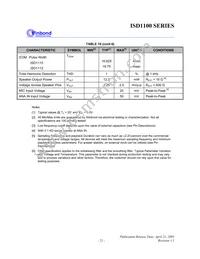 ISD1112SR Datasheet Page 21