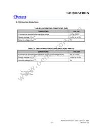 ISD1210SR Datasheet Page 15