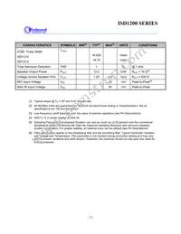 ISD1210SR Datasheet Page 22