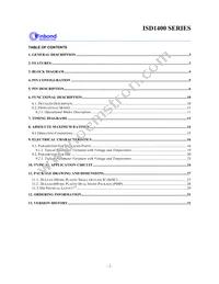 ISD1420PYI Datasheet Page 2
