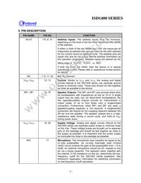 ISD1420PYI Datasheet Page 6