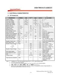 ISD1790EYR Datasheet Page 14