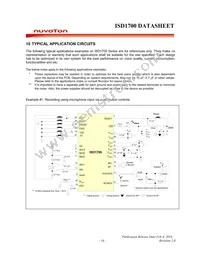 ISD1790EYR Datasheet Page 16