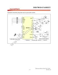 ISD1790EYR Datasheet Page 17