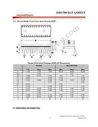 ISD1790EYR Datasheet Page 21