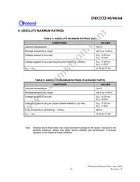 ISD2540SR Datasheet Page 19