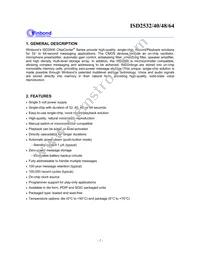 ISD2548SY Datasheet Page 2