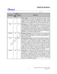 ISD2548SY Datasheet Page 7