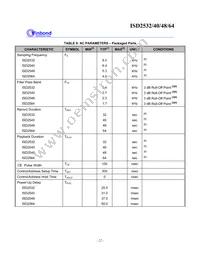 ISD2548SY Datasheet Page 22