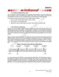 ISD5216SYI Datasheet Page 17