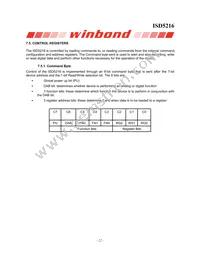 ISD5216SYI Datasheet Page 22