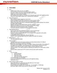 ISD9160CFI Datasheet Page 4