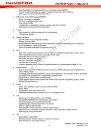 ISD9160CFI Datasheet Page 5