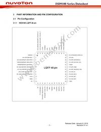 ISD9160CFI Datasheet Page 7