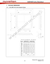 ISD9160CFI Datasheet Page 22