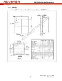 ISD9160CFI Datasheet Page 23