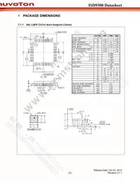 ISD9361RI Datasheet Page 23