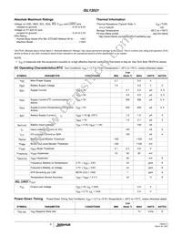 ISL12021CVZ Datasheet Page 3