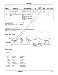 ISL12021CVZ Datasheet Page 5