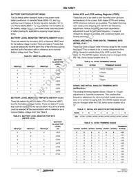ISL12021CVZ Datasheet Page 14