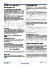 ISL12022IBZ-T7A Datasheet Page 14