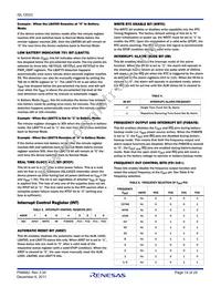 ISL12023IVZ-T Datasheet Page 14