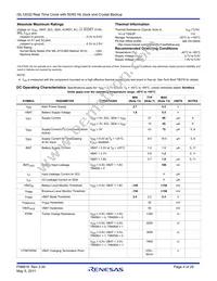 ISL12030IBZ Datasheet Page 4