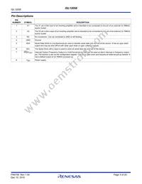 ISL12058IRUZ-T Datasheet Page 3