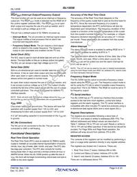 ISL12058IRUZ-T Datasheet Page 8