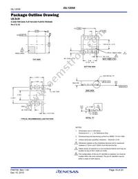 ISL12058IRUZ-T Datasheet Page 19