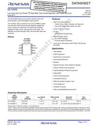 ISL12059IBZ Datasheet Cover