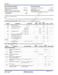 ISL12059IBZ Datasheet Page 3