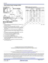 ISL1218IUZ-T Datasheet Page 21