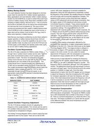 ISL1219IUZ-T Datasheet Page 21