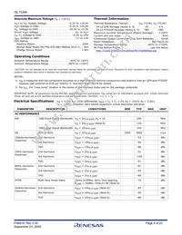 ISL1539AIRZ Datasheet Page 4