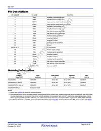 ISL1591IRTZ-T7 Datasheet Page 3