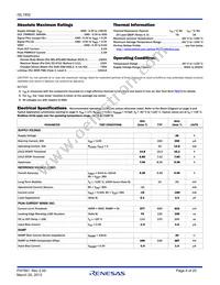 ISL1902FAZ-T7A Datasheet Page 8