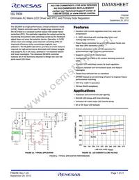 ISL1904FAZ-T7A Datasheet Cover