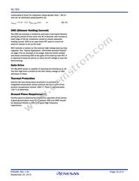 ISL1904FAZ-T7A Datasheet Page 19