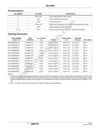 ISL21009BFB850ZS2568 Datasheet Page 2