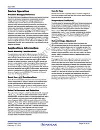 ISL21090BFB812Z-TK Datasheet Page 18