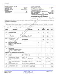 ISL21400IU8Z-TK Datasheet Page 3