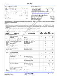 ISL22102IV20Z Datasheet Page 4