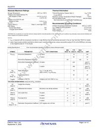 ISL22319UFU8Z-TK Datasheet Page 3