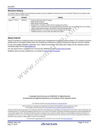 ISL22323WFR16Z-TK Datasheet Page 17