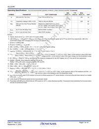 ISL22346WMVEP-TK Datasheet Page 7