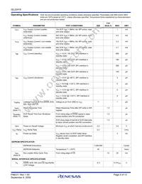 ISL22419UFU8Z-TK Datasheet Page 4